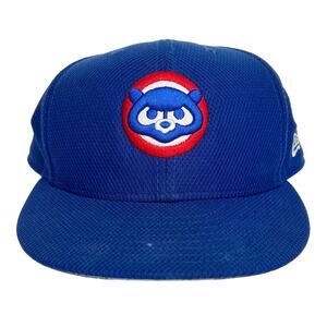 NEW ERA CHICAGO CUBS 2024 Batting Practice 59FIFTY Fitted Hat Blue Size 7(5/8)